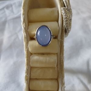 Moonstone Ring Cocktail Party  Costume Jewelry Retro Boho Fashion Accessory